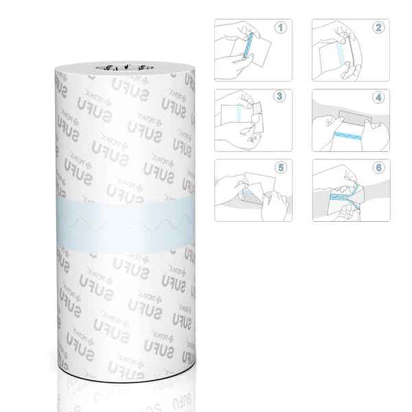 Tattoo Aftercare Bandage 6" x 11 Yard - Tattoo Waterproof Bandage, Second Skin Tattoo Cover up Tape Transparent Film Healing Protective, Clear Waterproof Bandages