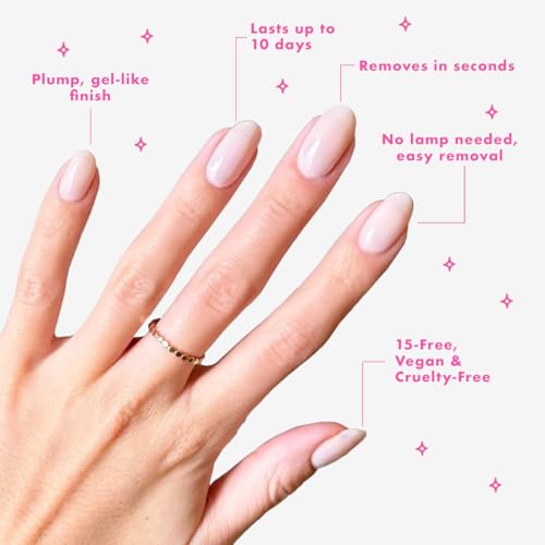 Olive & June Long Lasting Nail Polish - Strawberry Scone (Gel-Like Finish)