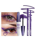 Purple Mascara & Plum Eyeliner Set - 5D Waterproof Makeup Kit
