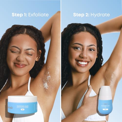 Bushbalm Ingrown Hair & Razor Bumps 2-Step Kit - Oil & Scrub