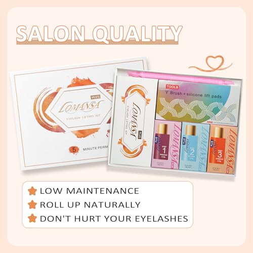 Korean Lash Lift Kit for Home – Eyelash Perm with Glue & Pads