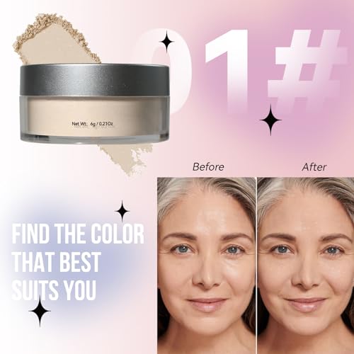Loose Face Powder Glitter Setting Powder Matte Finish