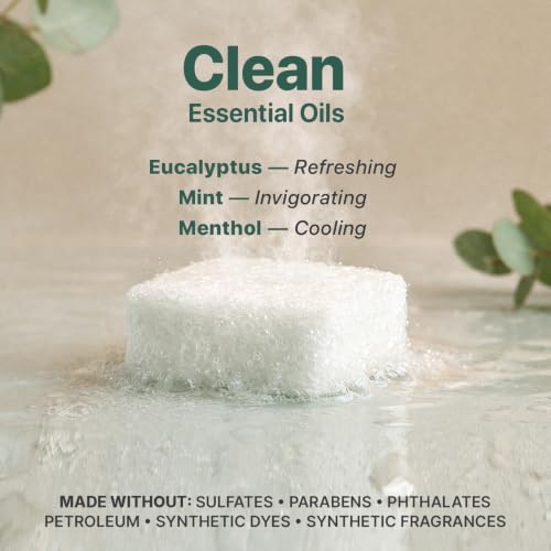 Eucalyptus Shower Steamers - Natural Aromatherapy Bath Bombs