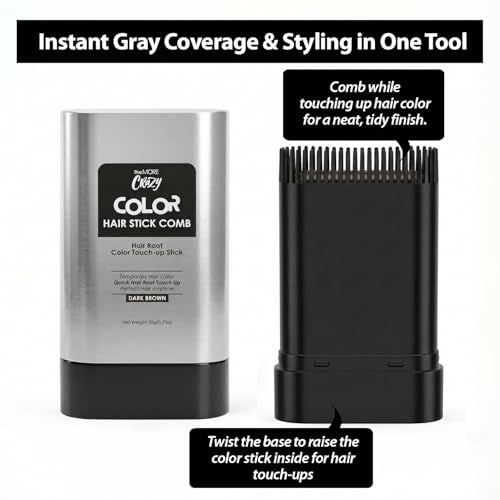 Hair Color Stick with Comb - Root Touch-Up for Men & Women