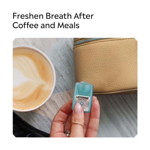 Listerine PocketPaks Breath Strips Cool Mint 72 Count Pack - 3 Packs of 24