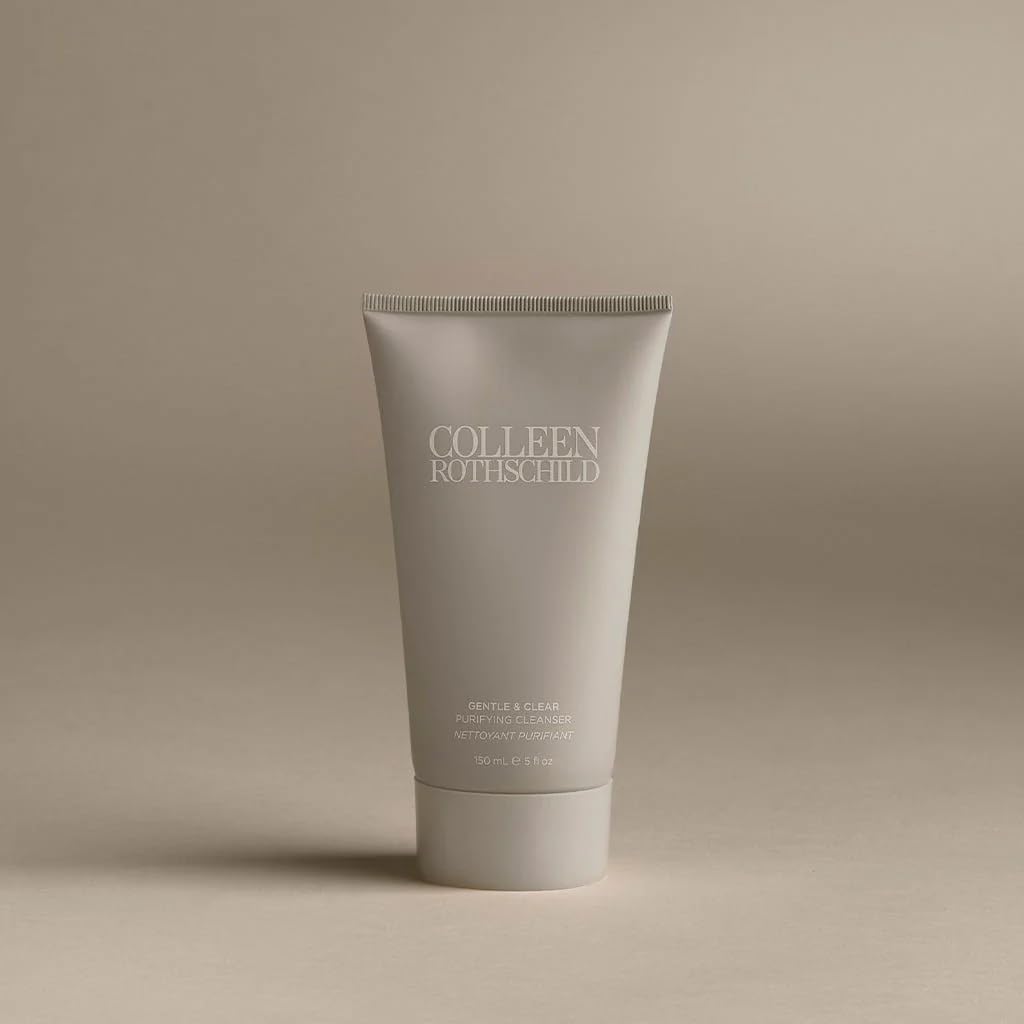 COLLEEN ROTHSCHILD Gentle & Clear Purifying Cleanser | For Blemish-Prone, Sensitive & Reactive Skin | Removes Impurities & Unclogs Pores | With Salicylic Acid & Niacinamide | Fragrance-Free (5 fl oz)