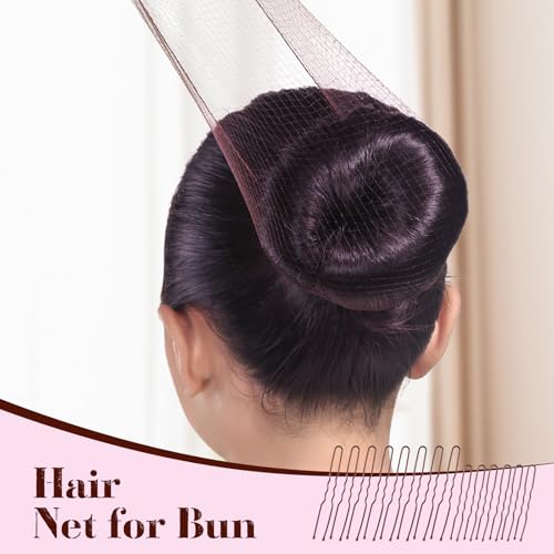 Bun Maker Kit with Donut Shapers, Pins & Hair Nets