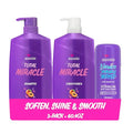 Aussie Total Miracle Hair Care Bundle | Shampoo, Conditioner & Deep Treatment