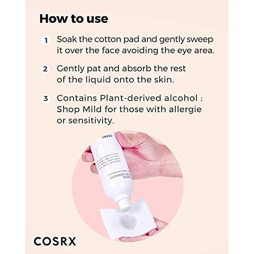 COSRX AC Collection Acne Calming Liquid Intensive, 4.22 fl.oz / 125ml | AHA, BHA Toner for Acne Prone Skin, Animal Testing Free, Parabens Free, Korean Skin Care