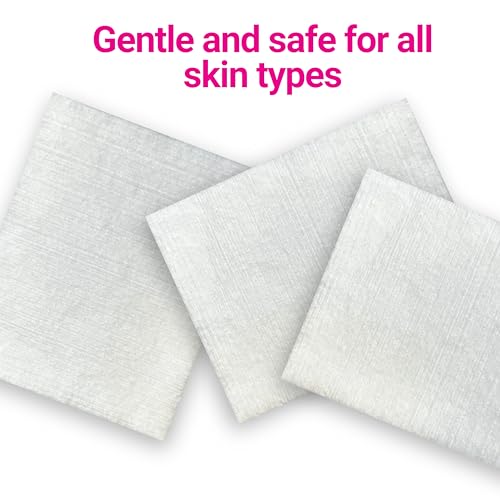 Swisspers Refresh & Reset Facial Cotton Pads - Ultra-Soft, Lint-Free Reusable Makeup Remover Wipes, Pack of 150