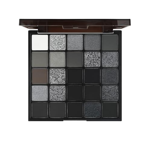 25-Color Smoky Eyeshadow Palette – Matte, Shimmer & Glitter
