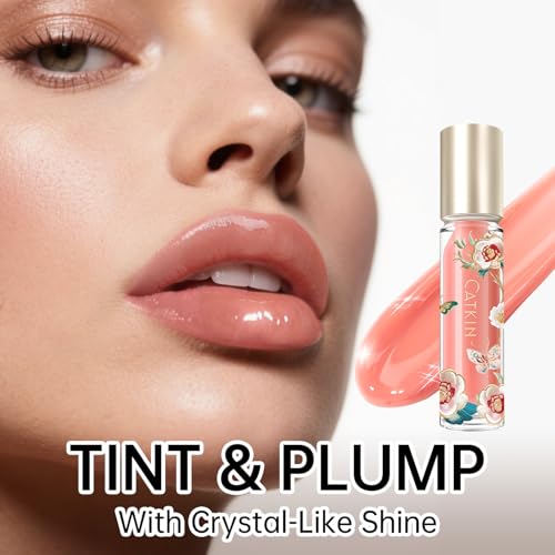 Catkin Tinted Lip Plumper Gloss with Hyaluronic Acid - C08 Fire Opal