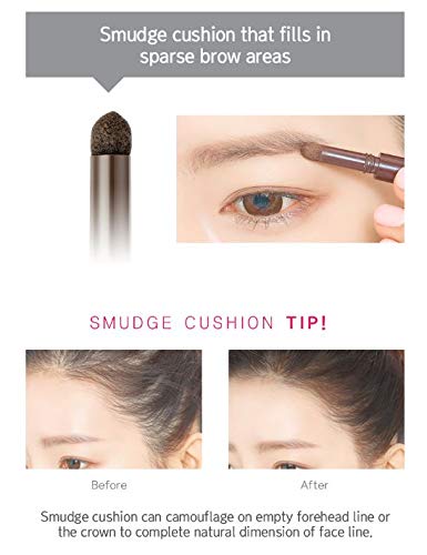 BOM 3in1 Triple Edge Eyebrow Pencil #02 Dark Brown