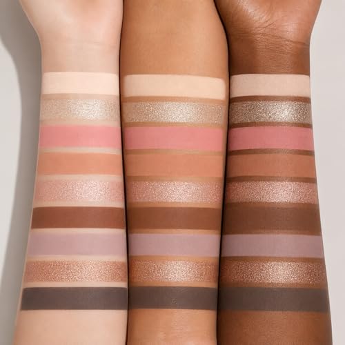 9-Color Nude Eyeshadow Palette with Mirror – Long-Lasting Waterproof