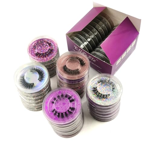 5D Faux Mink False Eyelashes 10 Pairs Fluffy Reusable
