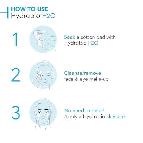 Bioderma - Hydrabio H2O Micellar Water - Face Cleanser and Makeup Remover - Micellar Cleansing Water for Dehydrated Sensitive Skin