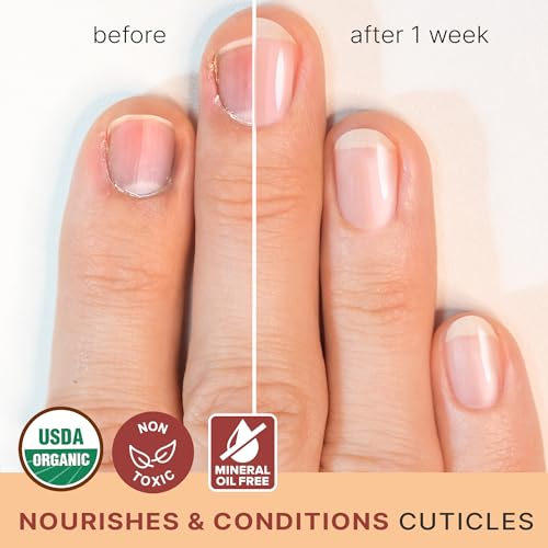 Organic Nail and Cuticle Oil for Growth & Strength - Beauty by Earth