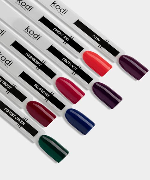 Kodi Professional COLOR Rubber Base Gel 7ml. (0.23 Fl.Oz.) NEON/MILKY/GRAY/ILLUMINATING/Gel LED/UV Nail Coat Soak Off ORIGINAL (Base Color NEON #2, 7ml.)