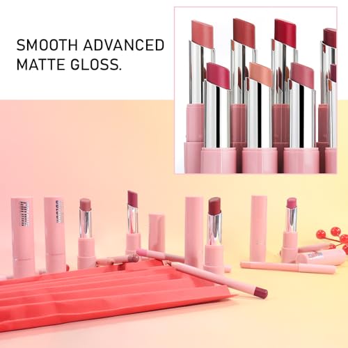 Wine Red 2-in-1 Matte Lip Liner & Lipstick Duo