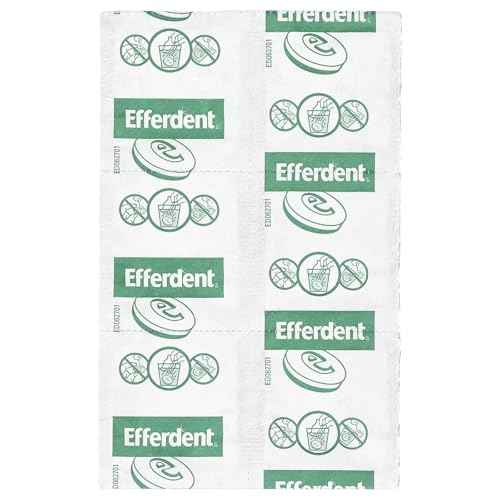 Efferdent Retainer Cleaning Tablets, Denture Cleaning Tablets for Dental Appliances, Minty Fresh & Clean, 90 Count. (Pack of 5)