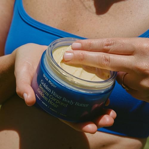 Ursa Major Golden Hour Body Butter | Fast Absorbing Body Lotion | Provides Deep Hydration & Supports Skin¡¯s Barrier | Rich Texture, Non-Greasy Finish | Vegan, Cruelty-Free, Non-Toxic | 6.7 ounce