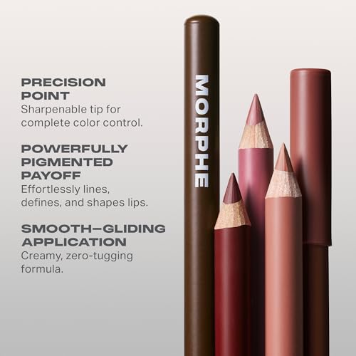 Morphe Signature Lip Liner Pencil - Creamy Long-Lasting Definer