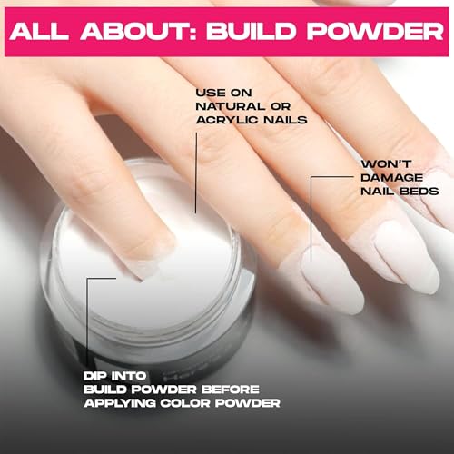 Nailboo Clear Nail Dip Powder - 0.5 oz DIY Dipping Powder (No UV Light)