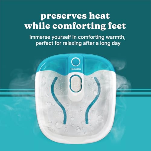 Homedics Bubble Mate Foot Spa with Heat & Massage Jets