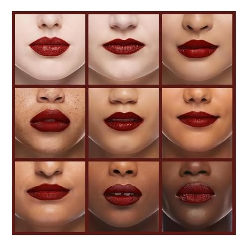 Almay Lip Vibes Lipstick with Vitamin E Oil & Shea Butter, Matte Cream Finish, Hypoallergenic, Love Yourself, 0.14 Oz