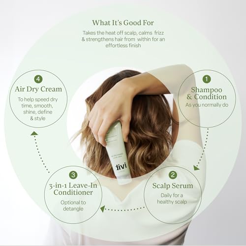 Divi Air Dry Styling Cream for Curly & Wavy Hair - 4 Oz