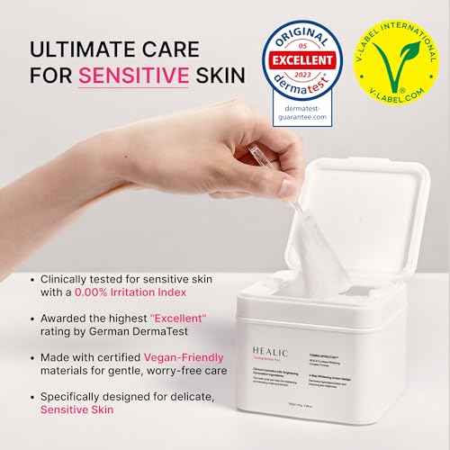 Toning Active Pad ? Dual-Textured Toner Pads for Brightening, Hydrating, and Soothing with Tranexamic Acid & Hyaluronic Acid ? Gentle for Sensitive Skin, Korean Skin Care, Vegan, 70 Pads