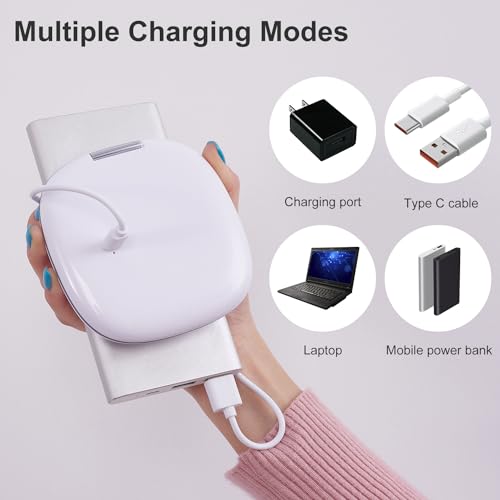 Mocado Compact LED Magnifying Mirror 4" 1X/10X Rechargeable