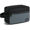 Carbrea Small Travel Toiletry Bag - Black, Medium Size, Compact & Durable