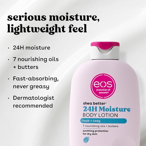 Eos Fresh & Cozy Body Wash, Lotion & Mist Set - Hydrating & Scented
