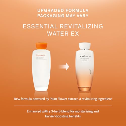 Sulwhasoo Essential Revitalizing Water EX - A quick-absorbing, watery gel toner that deeply hydrates and visibly revitalizes for radiant, youthful-looking skin