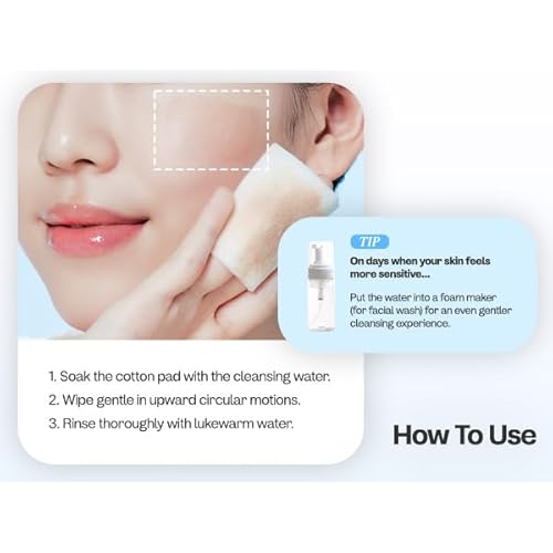 ma:nyo Pure Cleansing Water | Triple Micellar Technology for Sensitive Skin, Makeup Remover & Hydrating Cleanser, Korean Skincare 16.9 fl oz (500ml)