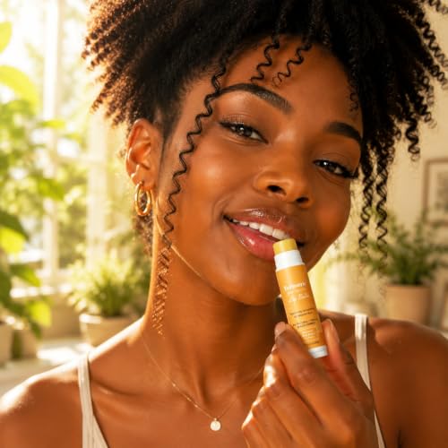MUREND Turmeric Lip Balm - Dark Lip Treatment & Moisturizer (2PCS)