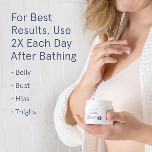 LOLA Stretch Mark Cream - Cocoa Butter Body Oil 4 Fl Oz