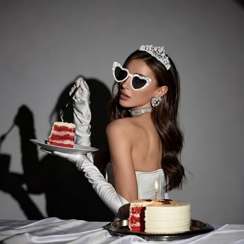 Birthday Queen Glasses Set with Crown Sash & Tiara Headband