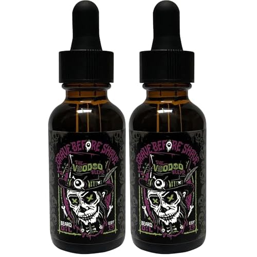 Grave Before Shave Voodoo Blend beard oil 1 oz. Bottle with Dropper top Dispenser (Pack of 2)