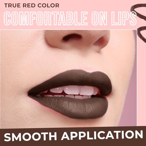 Profusion Cosmetics Lyvia Lip Liner Pencil ? Smooth, Creamy Formula with Intense Color Payoff, Matte Finish, Smudge-Proof & Long-Wearing, Vegan & Cruelty-Free Lip Makeup