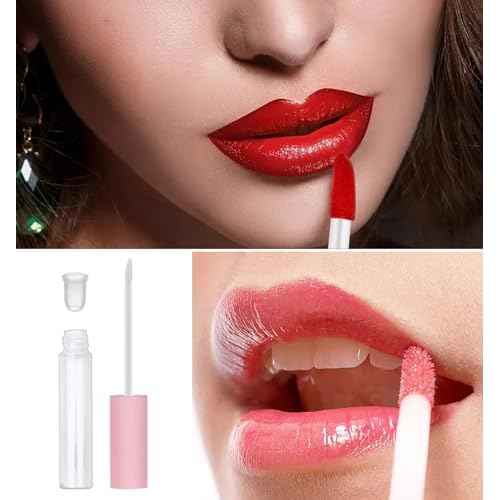 3 Pack 10ml Clear Mascara Tube with Wand, Empty Eyeliner Tube and Empty Lip Gloss Tubes, Premium Eyelash Cream Container Bottle with Leak Stoppers, Ideal Kit for DIY Cosmetics¡¦