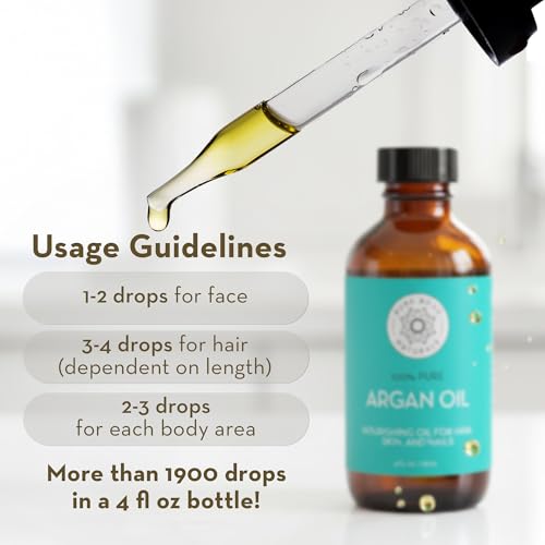 Pure Cold Pressed Argan Oil 4 fl oz – Face & Hair