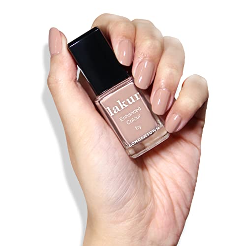 LONDONTOWN Lakur Nail Polish – Nude & Brown, Long-Lasting