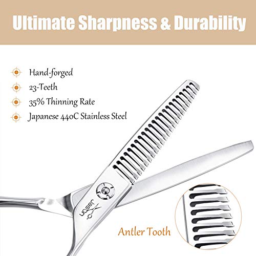 JASON 6" Professional Texturizing Scissors 23-Teeth Hair Shears