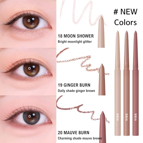 BBIA Last Auto Gel Eyeliner 17 Colors - Waterproof Pencil Makeup