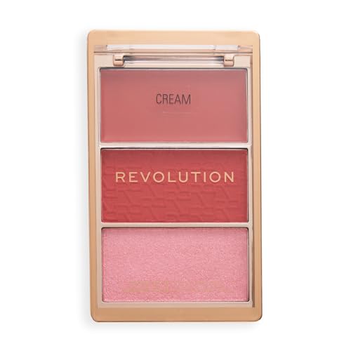 Revolution Blush Icon Palette Trio - Rebellious Red