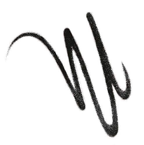 Black Waterproof Eyeliner Pencil - Highly Pigmented, Long-Wear, Built-In Smudger - 1 Count