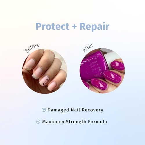 Duri Nail Growth System & 791 Berry Margarita Neon Purple Polish Set