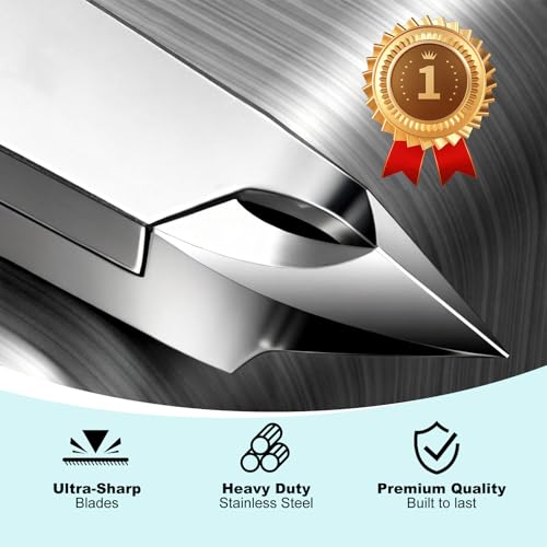 Cbiumpro 5-Piece Stainless Steel Cuticle Trimmer & Pusher Set with Case